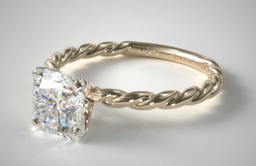 Rule for Radiant Cut Engagement Ring Symbolism