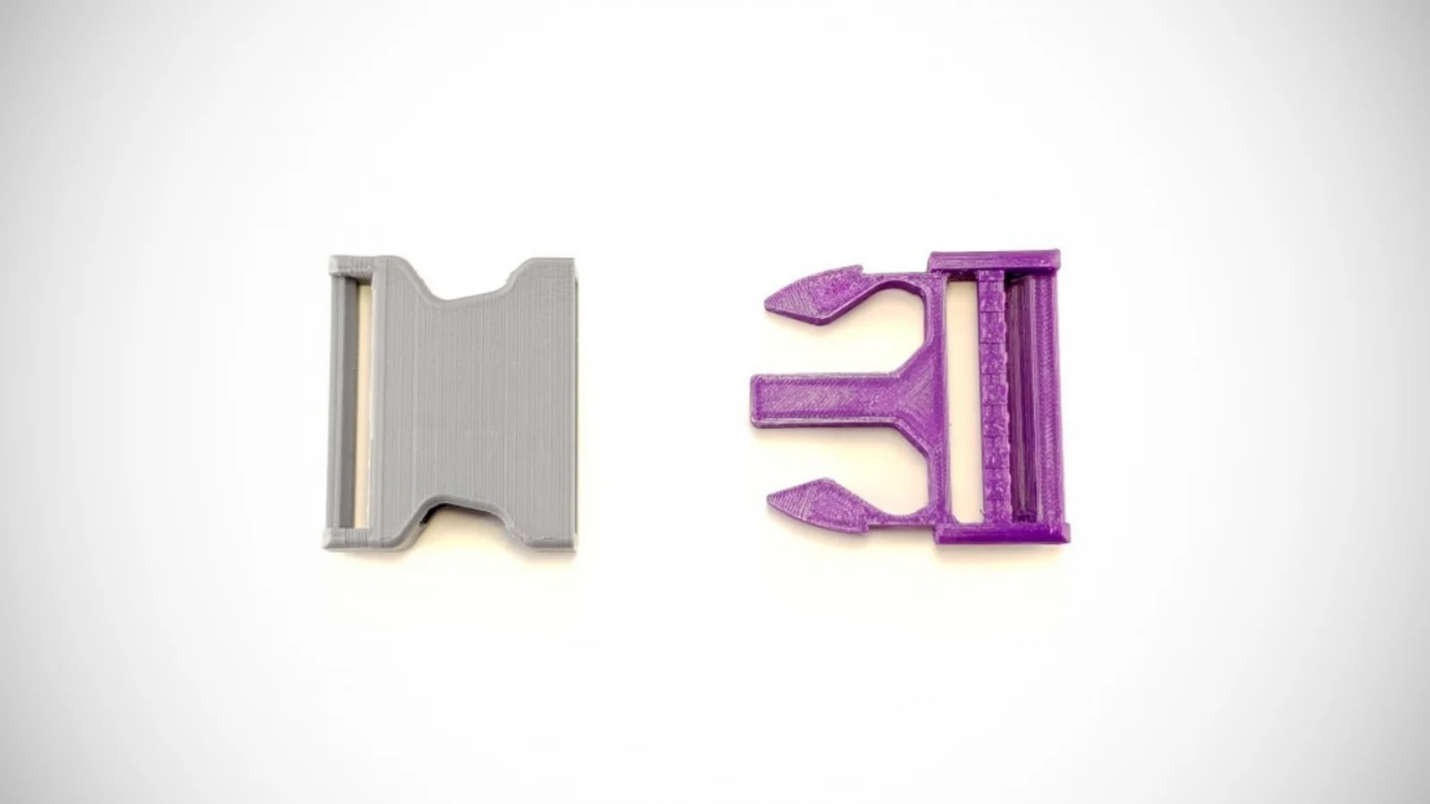 Snap fit parts printed using PETG filament