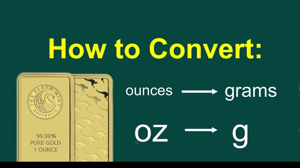 How to Convert Ounces to Grams